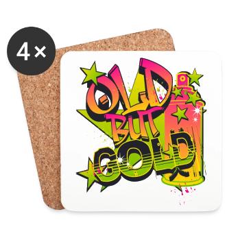 Old but Gold New York Graffiti - Coasters (set of 4) - white - Front