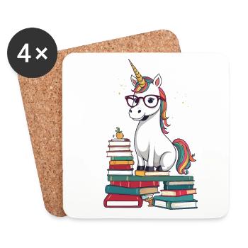 Unicorn Fantasy Stories Magical Unicorns - Coasters (set of 4) - white - Front