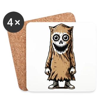 Spooky Party Funny Halloween Streetwear - Coasters (set of 4) - white - Front