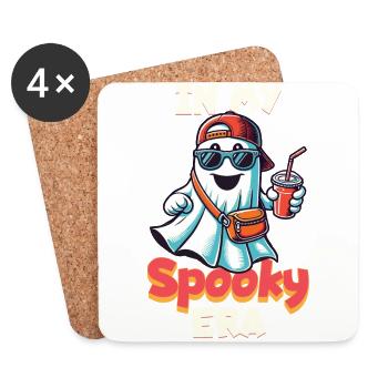 Halloween In Meiner Spooky Ära - Untersetzer (4er-Set) - Weiß - Vorne