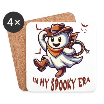 Halloween Ghost In My Scary Era - Coasters (set of 4) - white - Front