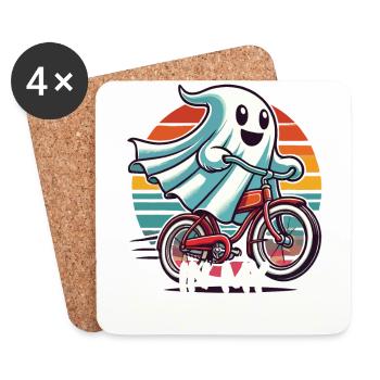 Halloween: In My Spooky Era Ghost Friends - Coasters (set of 4) - white - Front
