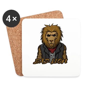 Lion Cool - Coasters (set of 4) - white - Front