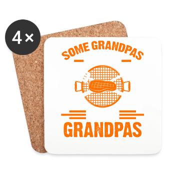 Barbecue BBQ Grill - Coasters (set of 4) - white - Front