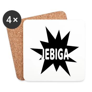Jebiga Balkan - Dessous de verre (lot de 4) - blanc - Devant