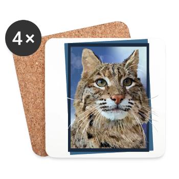 Lynx - Coasters (set of 4) - white - Front