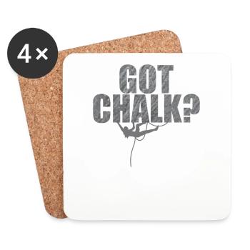 Got Chalk? Hobby Climbing Bouldering Sports - Coasters (set of 4) - white - Front