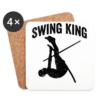 Fun Pole Vault Pole Vault - Coasters (set of 4) - white - Front