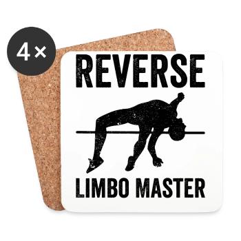 Fun Pole Vault Pole Vault - Coasters (set of 4) - white - Front
