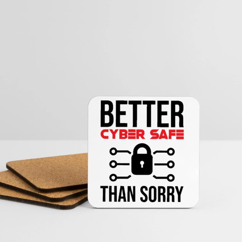 Cybersecurity Computer Security Cybersecurity Coasters (set of 4)