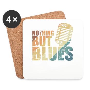 Nothing but Blues Music Trumpet - Coasters (set of 4) - white - Front