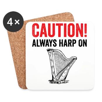 Harpist Harpist - Coasters (set of 4) - white - Front