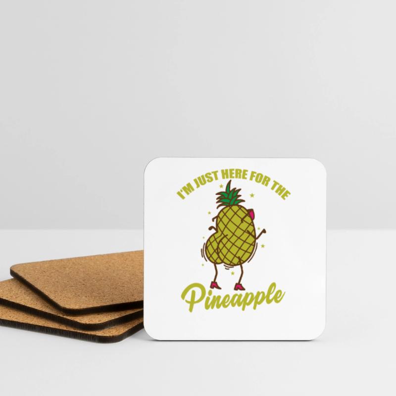 I'm just here for the Pineapple Fruit Coasters (set of 4)