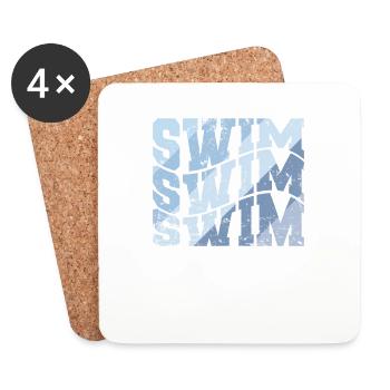 Swim Sport Training - Coasters (set of 4) - white - Front