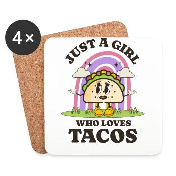 Taco - Untersetzer (4er-Set) - Weiß - Vorne