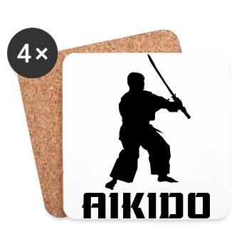 Aikido - Coasters (set of 4) - white - Front