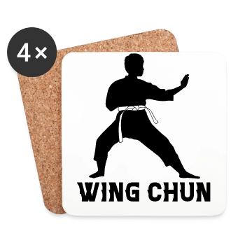Wing Chun - Coasters (set of 4) - white - Front