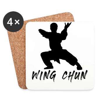 Wing Chun - Coasters (set of 4) - white - Front