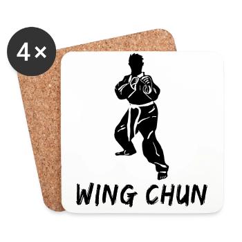 Wing Chun - Coasters (set of 4) - white - Front