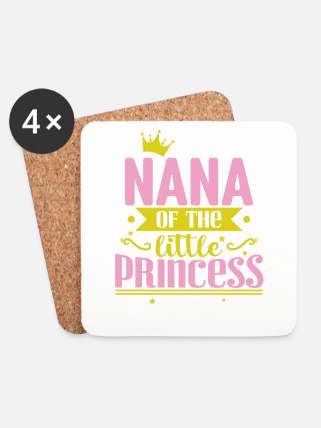 Nana of the little Princess - Untersetzer (4er-Set) - Weiß
