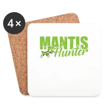 Mantis Hunter - Untersetzer (4er-Set) - Weiß - Vorne