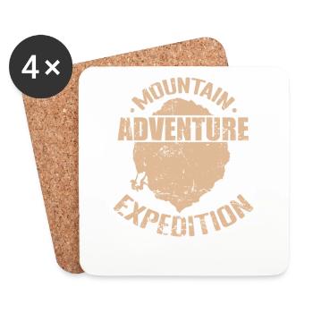 Adventure Expedition Bouldering - Coasters (set of 4) - white - Front