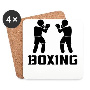 Boxen - Untersetzer (4er-Set) - Weiß - Vorne