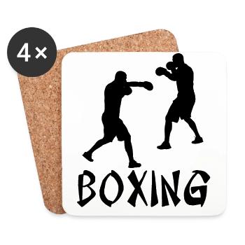 Boxen - Untersetzer (4er-Set) - Weiß - Vorne