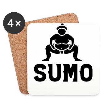 Sumo - Untersetzer (4er-Set) - Weiß - Vorne
