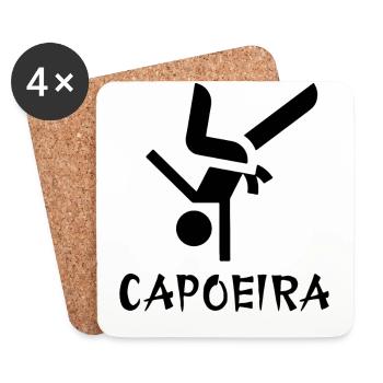 Capoeira - Dessous de verre (lot de 4) - blanc - Devant