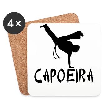 Capoeira - Dessous de verre (lot de 4) - blanc - Devant