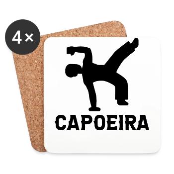 Capoeira - Dessous de verre (lot de 4) - blanc - Devant