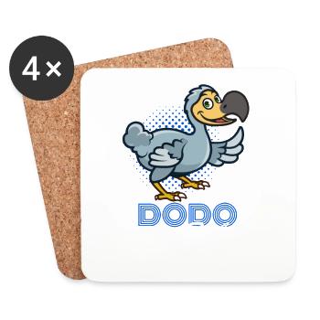 Dodo Style - Coasters (set of 4) - white - Front