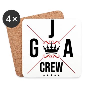 Jga Crew Bachelor Party - Coasters (set of 4) - white - Front