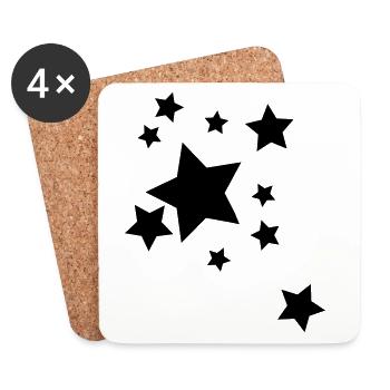 Full of Stars 1 - Untersetzer (4er-Set) - Weiß - Vorne