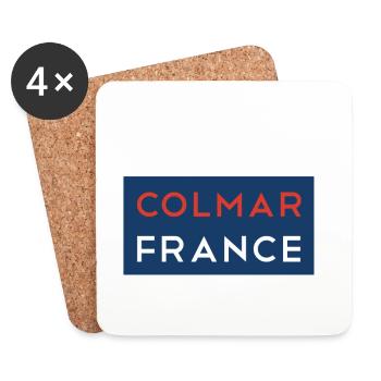 Colmar Alsace Shirt Alsace France - Coasters (set of 4) - white - Front
