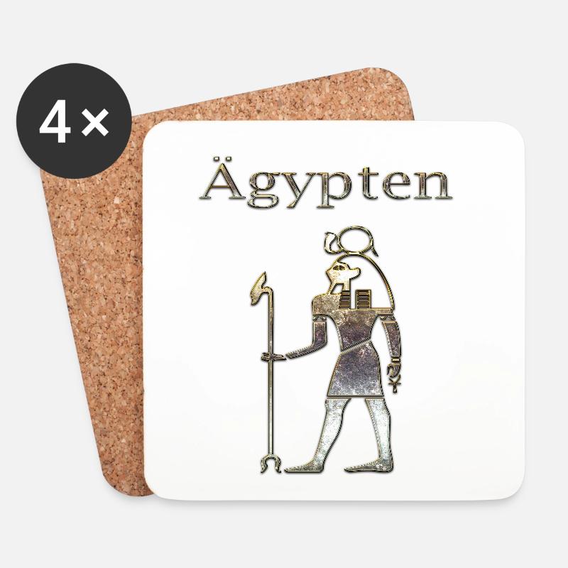 Ägypten 77 - Untersetzer (4er-Set) - Weiß
