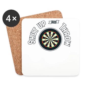 Darts Dart - Untersetzer (4er-Set) - Weiß - Vorne