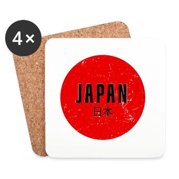 Japan - Untersetzer (4er-Set) - Weiß - Vorne