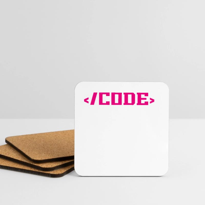 Codage Programmation informatique Dessous de verre (lot de 4)