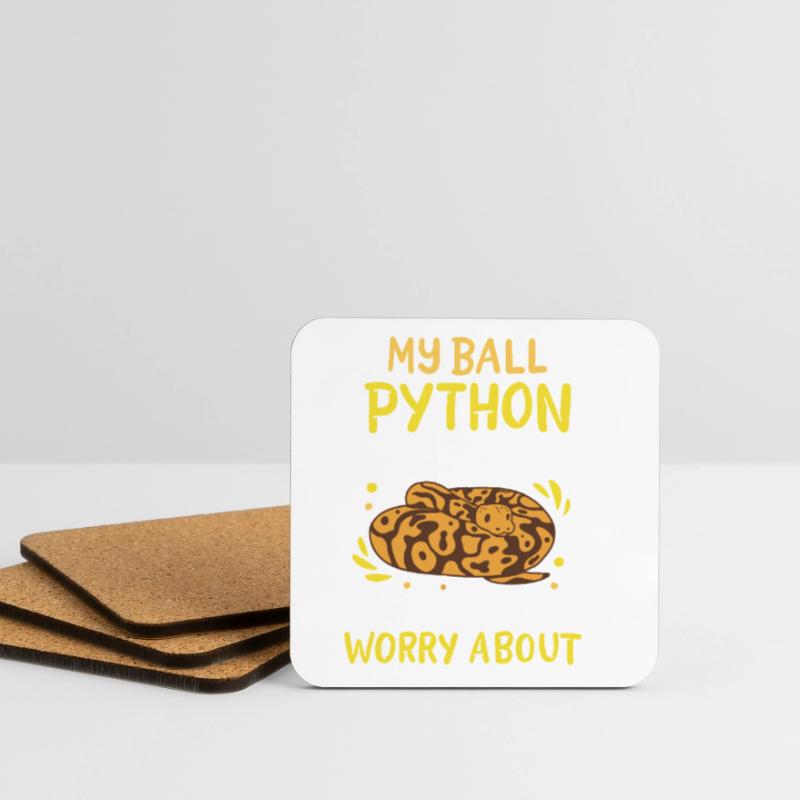 Boule Python Dessous de verre (lot de 4)