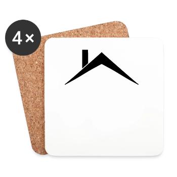 roof - Coasters (set of 4) - white - Front