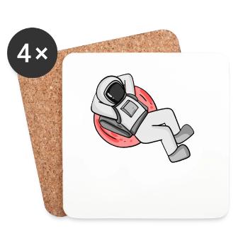 Astronaut - Untersetzer (4er-Set) - Weiß - Vorne