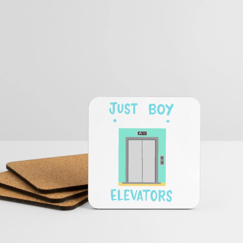 Elevator Elevator Technician Elevator Mechanics Coasters (set of 4)