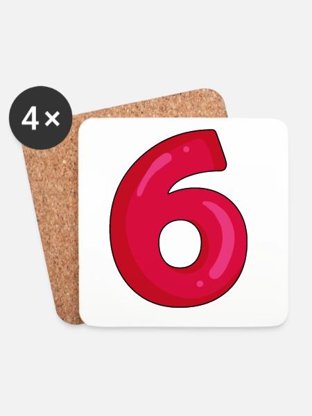 6 - Coasters (set of 4) - white