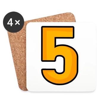 Point 5 - Dessous de verre (lot de 4) - blanc - Devant