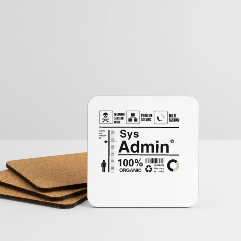 sys admin computer nerd pc kit programmer humor lo Coasters (set of 4)