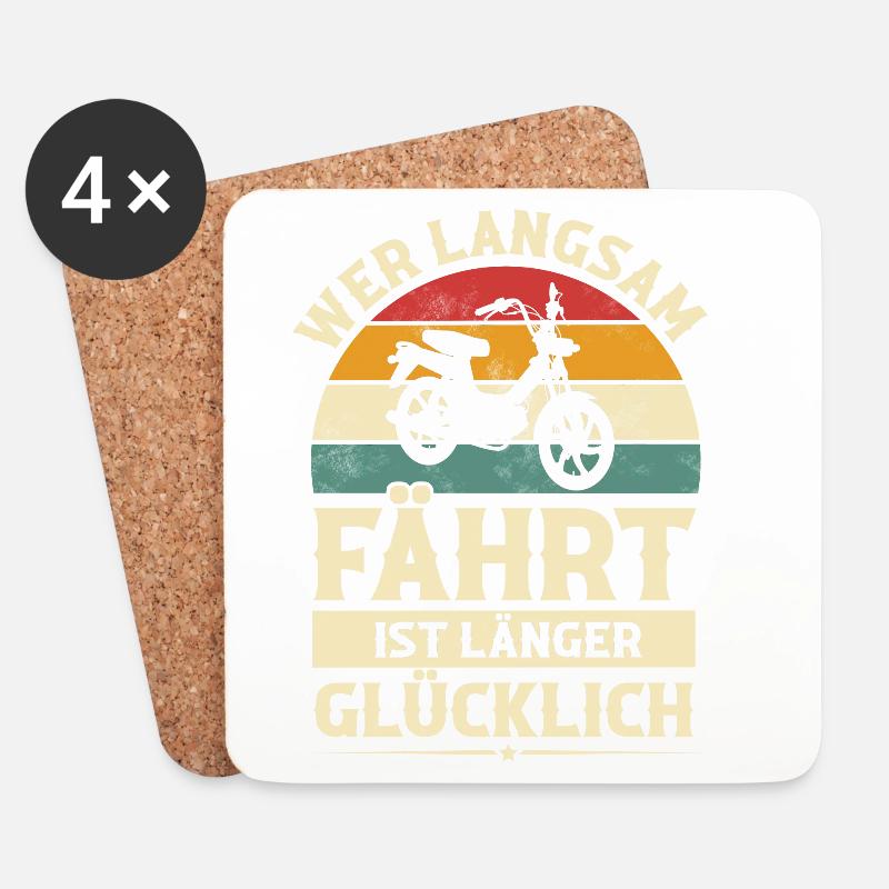 Mofa - Untersetzer (4er-Set) - Weiß