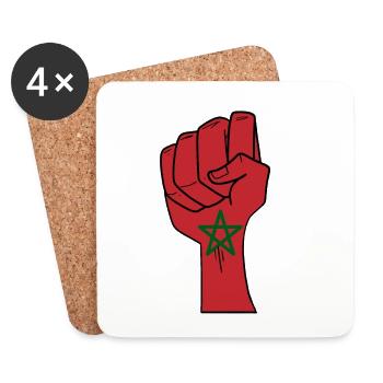 Morocco - Coasters (set of 4) - white - Front