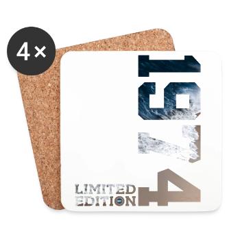 52ND BIRTHDAY LIMITED EDITION 1974 - Coasters (set of 4) - white - Front